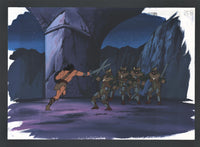 Conan Running at Serpent Warriors