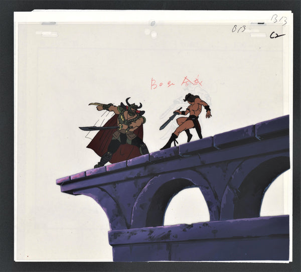 Wrath-Amon and Jason Fighting on Bridge (Partial Background)