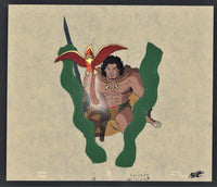 Conan and Needle with Green Plumes