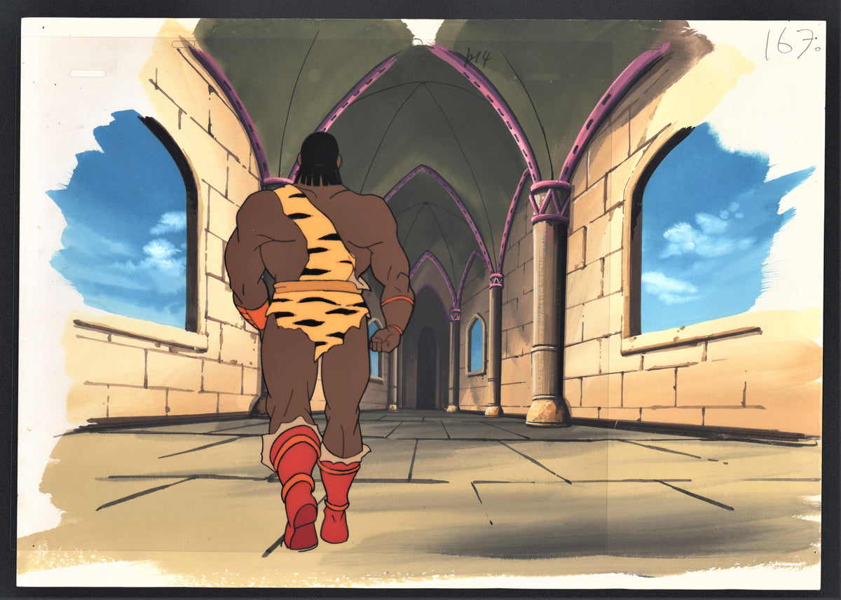 Zula Walking in Hall – Conan Animation