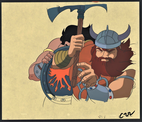 Conan and Snagg with Shield