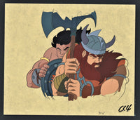 Conan and Snagg with Shield