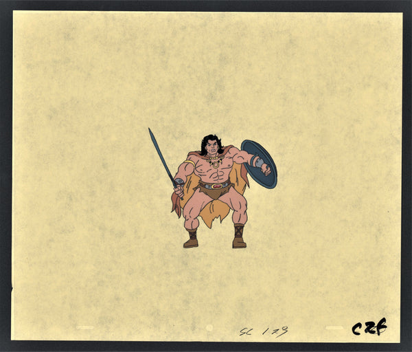 Conan Standing Ready to Fight