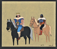 Conan and Zula on Horseback