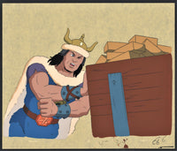 Conan Pushing Brick Cart