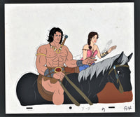 Conan and Jezmine on Horseback