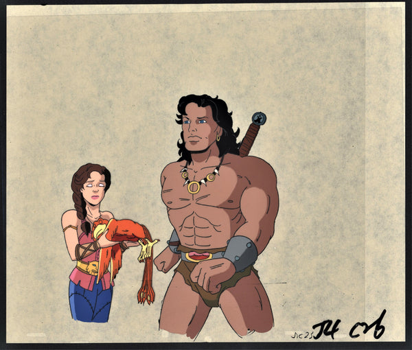 Conan and Jezmine Holding Injured Needle