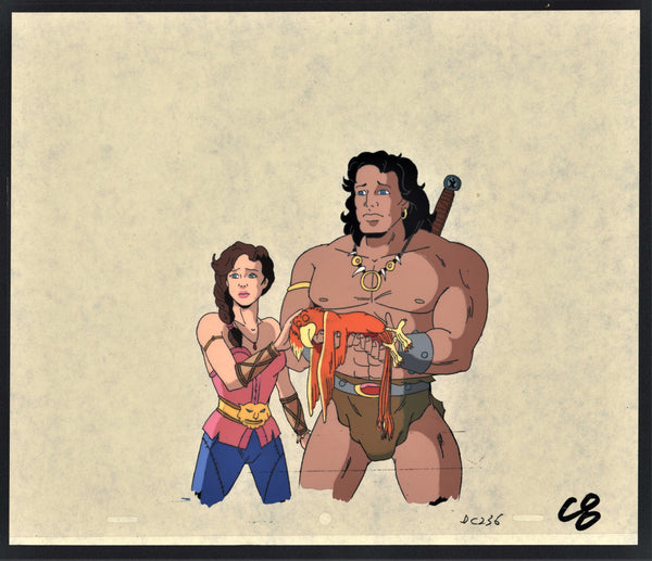 Conan and Jezmine Holding Injured Needle