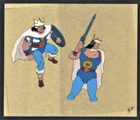 Two Cels of Conan (Blue Outfit)