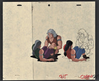 Conn Sitting with Ferallo (Color Swapped Cels)