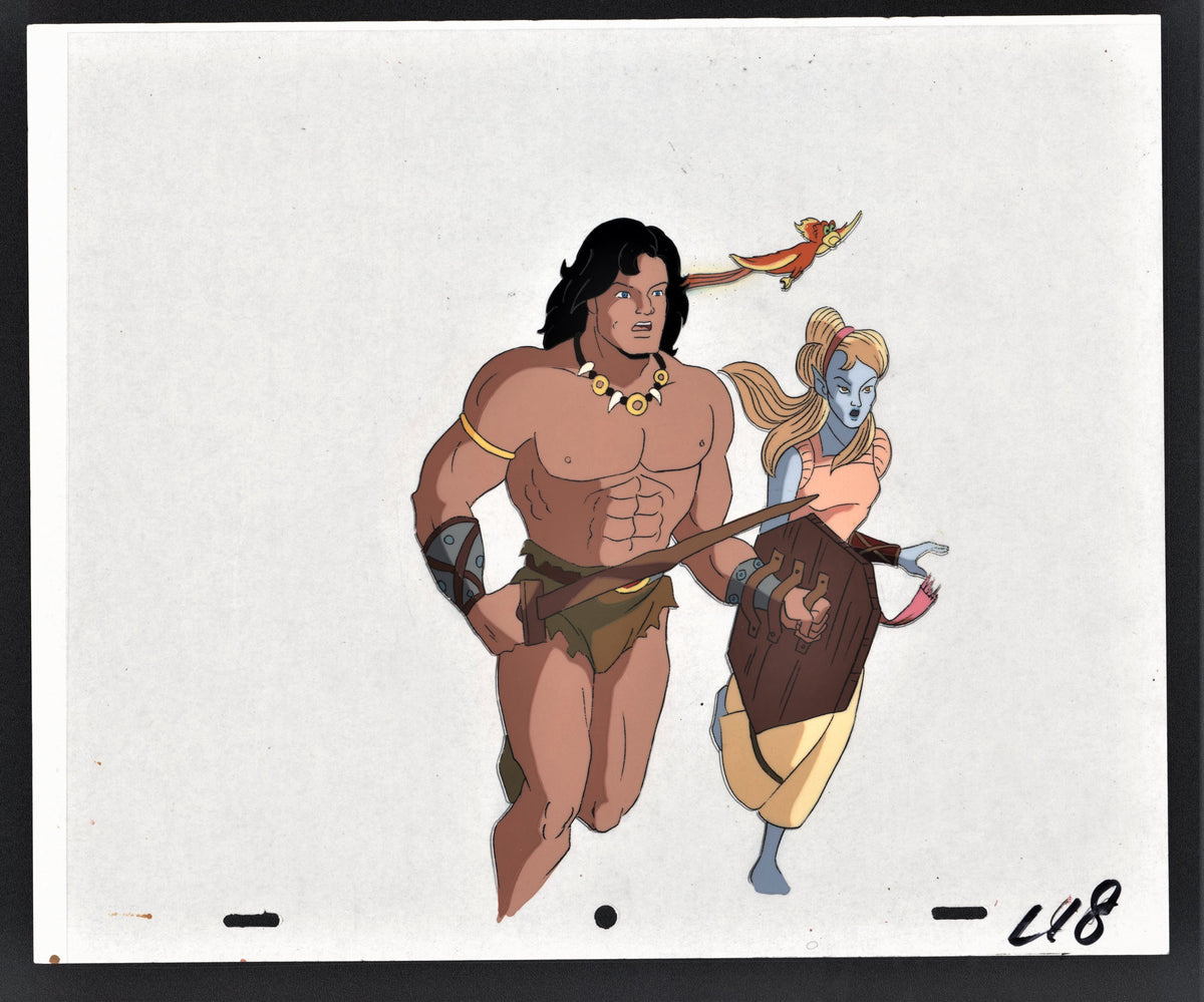 Conan Running with Villager – Conan Animation