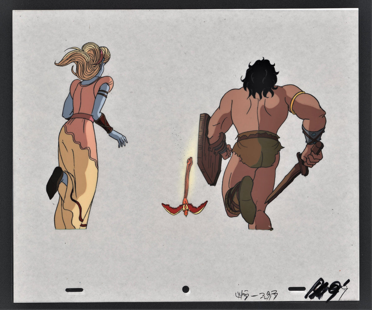 Conan Running Away with Villager – Conan Animation