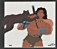 Gora's Jackal Attacking Conan