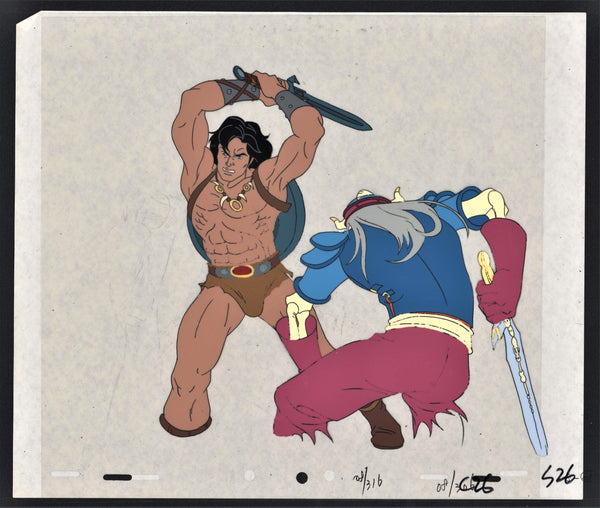 Conan Fighting with Skulkur