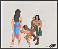 Child Bringing Cuff to Princess, Conan Bringing Clothes